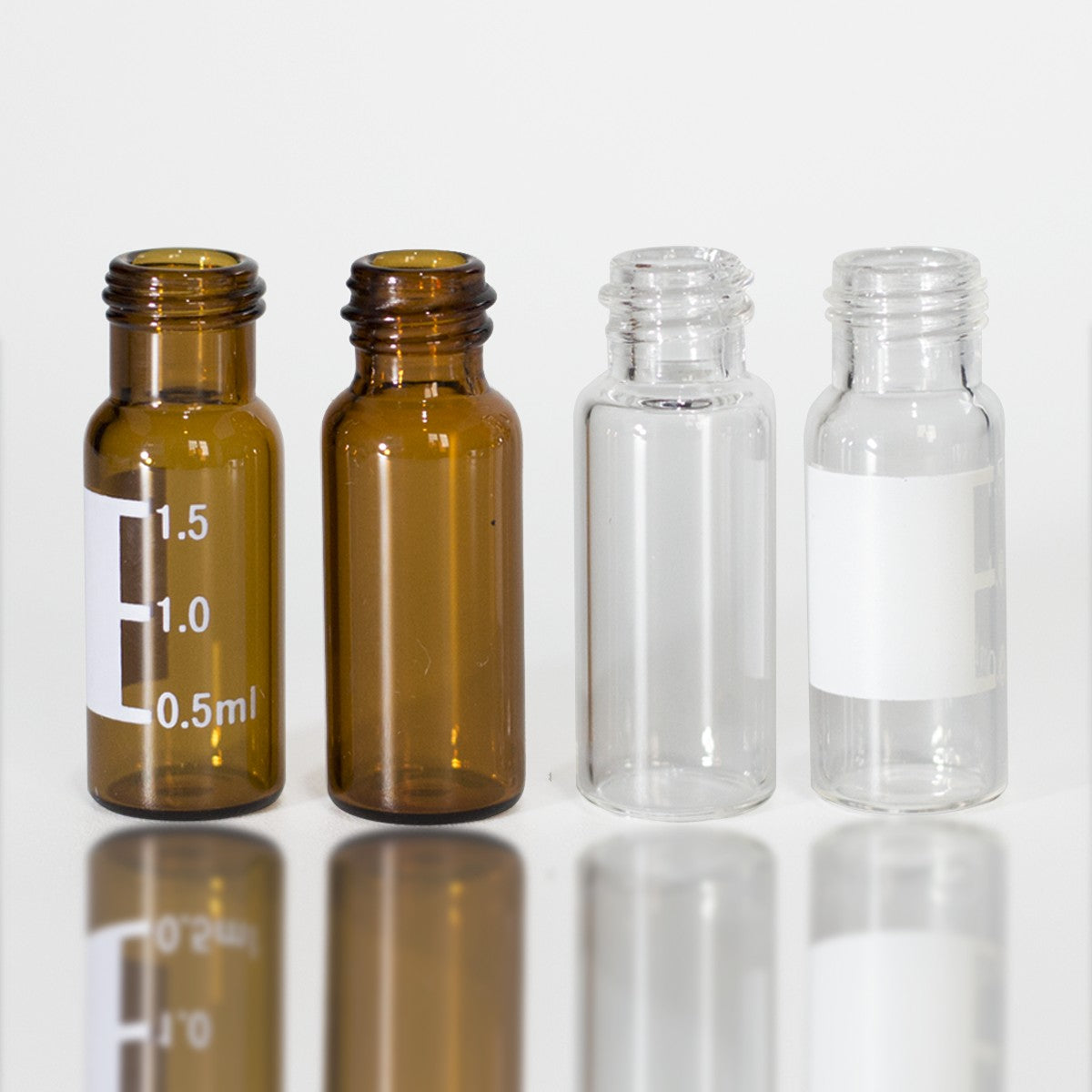 FLC0004: 2mL Amber vial, 12x32mm, DN9mm, 9-425 Screw Top