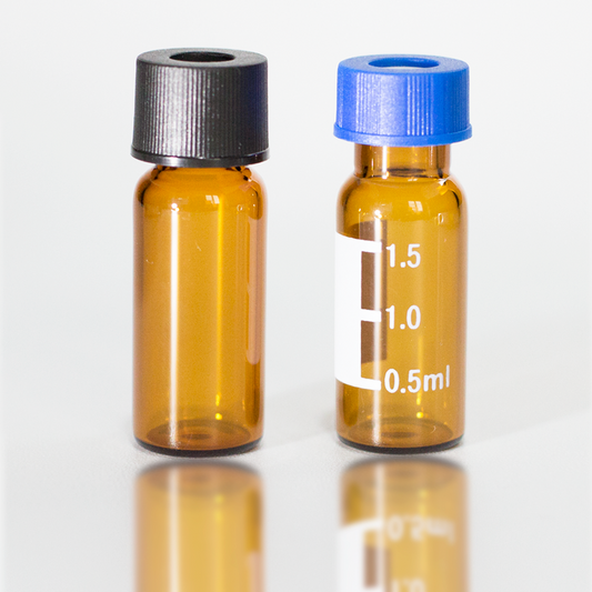 FLC0004: 2mL Amber vial, 12x32mm, DN9mm, 9-425 Screw Top